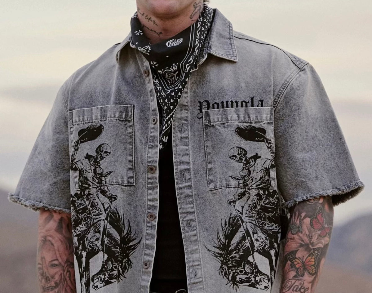 Camisa estilo western YGLA